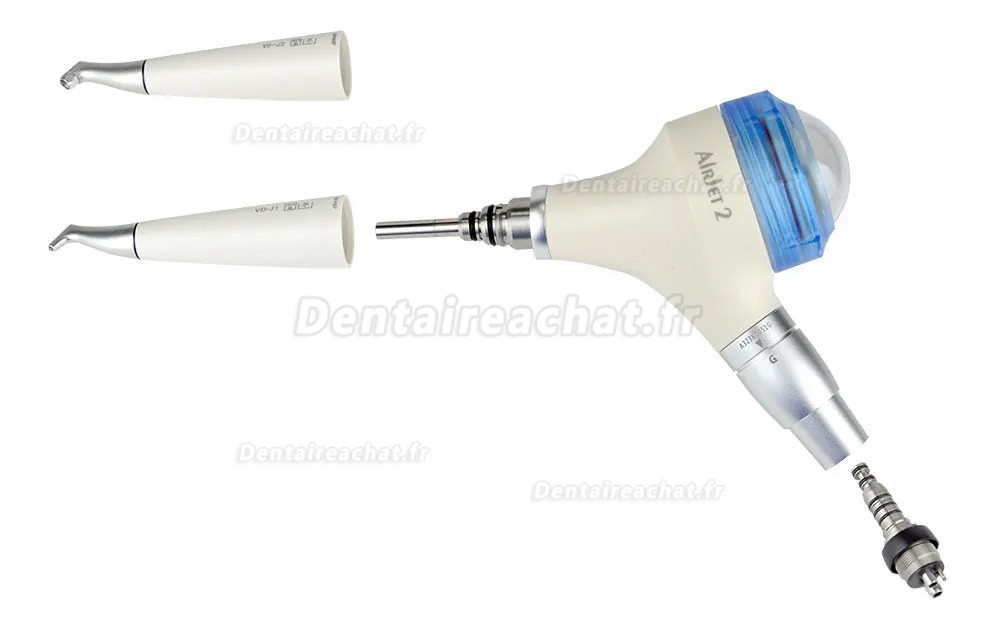 VolDent AirJet-2 Aéropolisseur dentaire (pièce à main supragingivale et parodontale) avec raccord rapide Kavo